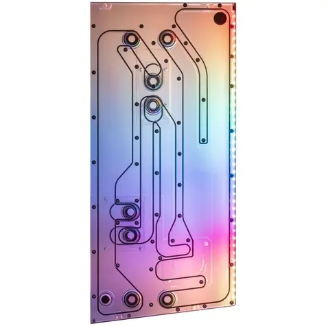 Phanteks Glacier EZ-Fit DIS-NV5 černá / Distribuční deska / vodní chlazení / pro skříň NV5