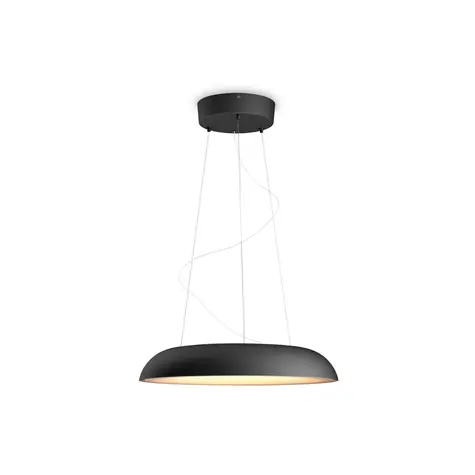 Philips Hue WA Amaze černá / Závěsné LED svítidlo / 25W / 2900lm / 2200-6500K / IP20 / Bluetooth/Zigbee / ovladač