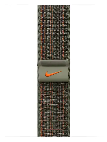 Apple Watch 41mm Sequoia/Orange / Nike sportovní řemínek