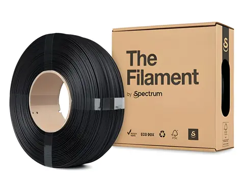 The Filament ReFill PLA CF černá / Filament / 1,75 mm / 1 kg