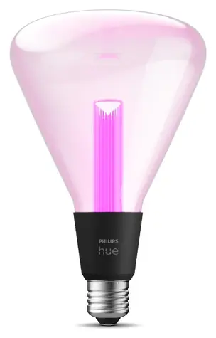 Philips Hue Lightguide Triangle E27 černá / chytrá LED žárovka / RGBW / 6,8 W / 500 lm / 2000-6500 K / stmívatelná