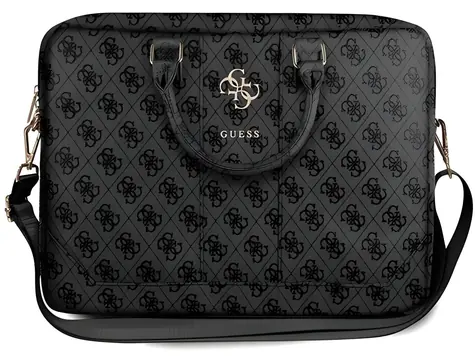 Guess PU 4G Metal Logo šedá / Taška na notebook / 15-16
