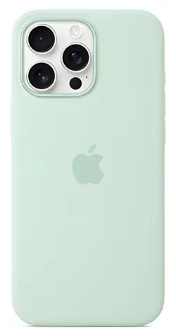 Apple Silikonový kryt s MagSafe pro iPhone 16 Pro Max akvamarínová / Pouzdro