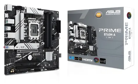 ASUS PRIME B760M-A-CSM / Základní deska / B760 / LGA 1700 / 4x DDR5 / mATX