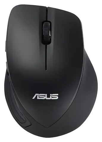 Asus WT465 černá / Bezdrátová optická myš / 1600 dpi / USB / 2.4 GHz