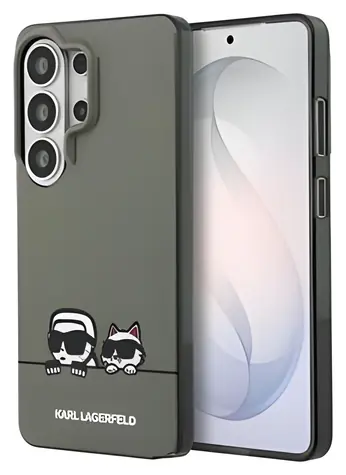 Karl Lagerfeld IML K&CH Peekaboo černá / Zadní kryt / Samsung Galaxy S26 Ultra / Magnetický