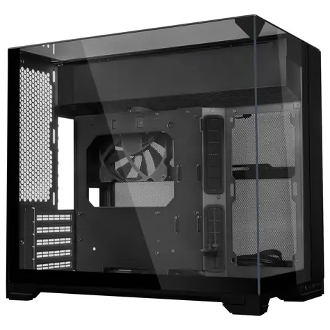 Lian Li O11 Vision-M černá / PC skříň / Micro-ATX / Tempered Glass