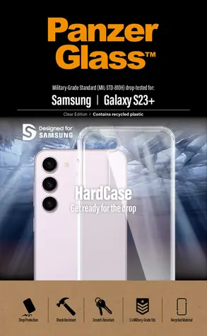 PanzerGlass HardCase AB Samsung Galaxy S23+ transparentní / Pouzdro / TPU / 30 g