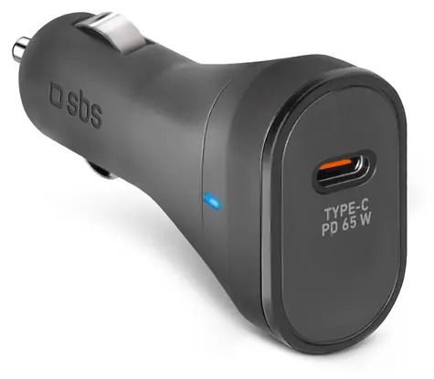 SBS černá / Autonabíječka / USB-C / PD 65 W