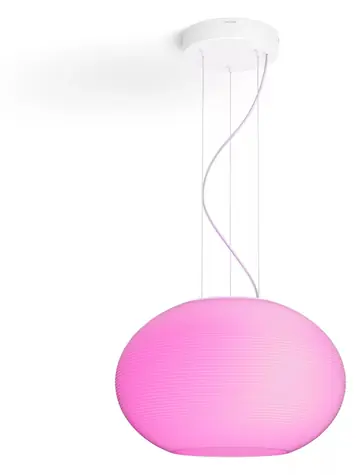 Philips Hue WACA Flourish bílá / Závěsné LED svítidlo / 1x39,5W / 2750lm / 2000-6500K / RGB / IP20
