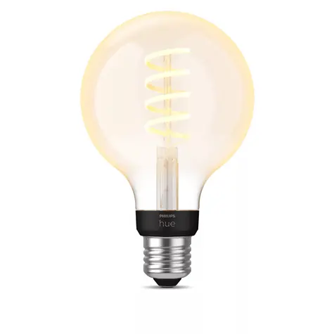 Philips Hue White Ambiance Filament Globe G93 / Chytrá LED žárovka / E27 / 7W / 550 lm / 2200–4500 K / Bluetooth