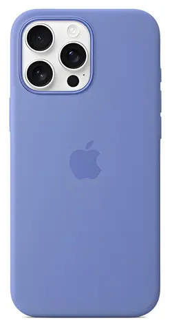 Apple iPhone 16 Pro Max Silicone Case MagSafe / Kryt / barvínkově fialová