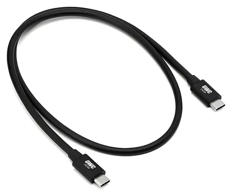 OWC kabel Thunderbolt 5 0,8 m černá / Kabel / 2x USB-C (samec) / Thunderbolt 5