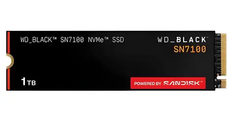 WD Black SN7100 1TB / SSD / M.2 2280 / NVMe PCIe Gen4 / čtení: 7250 MB/s / zápis: 6900 MB/s