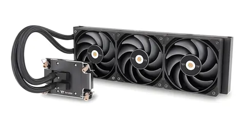Thermaltake AW420 černá / AIO vodní chladič CPU / 3x 140 mm / 2000 RPM / 31,6 dB / 625 W TDP