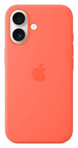 Apple Silikonový kryt s MagSafe pro iPhone 16 mandarinková / Kryt