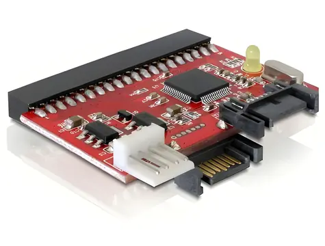 DeLock IDE 40pin <-> SATA / Konvertor / černá