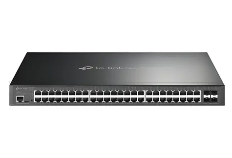 TP-Link Omada / Switch / 48x1G PoE+ / 4x 10G SFP+ / L2+ Managed / 1U