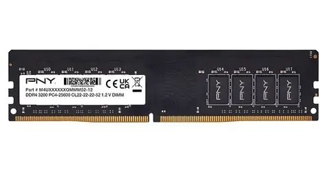 PNY 8GB (1x8GB) DDR4 3200MHz / CL22 / DIMM / 1.2V / Non-ECC