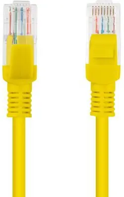 Lanberg UTP CAT6 1m žlutá / Patch kabel / RJ45-RJ45