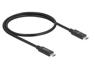 Delock / Kabel USB-C - USB-C / Thunderbolt 4 / PD 240W / 50cm / 8K 120Hz