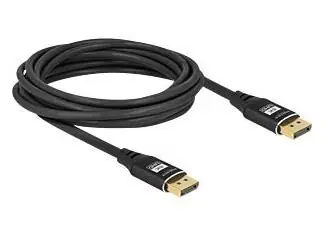 Delock černá / Kabel DisplayPort / DisplayPort 1.4 (M) - DisplayPort 1.4 (M) / 5 m / 8K60Hz