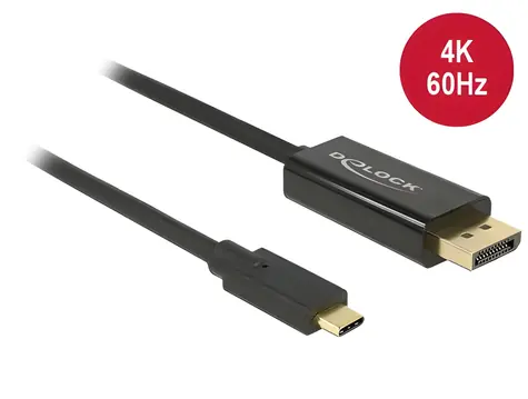 Delock USB-C - DisplayPort 3m / Kabel / 4K / 60 Hz
