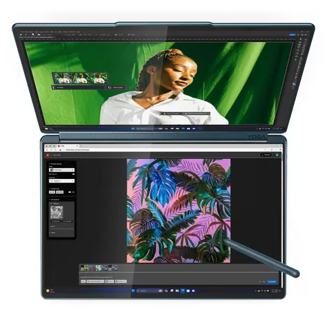 Lenovo Yoga Book 9 14IAH10 modro-zelená / Notebook / 2x14