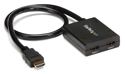 StarTech HDMI splitter 1×2 / Rozbočovač HDMI / 4K 30Hz / HDMI 1.4 / napájený