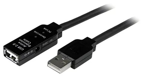 StarTech Aktivní prodlužovací kabel USB 2.0 černá / Kabel USB / A-M - A-F / 10 m