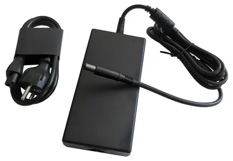 DELL AC Adaptér 180W / 7,4 mm / 3-pin / 0,9 m kabel / pro Latitude / Inspiron / Vostro / XPS / černá
