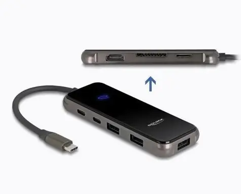 Delock Dokovací stanice / USB-C / Thunderbolt 3 / Thunderbolt 4 / Thunderbolt 5 / HDMI