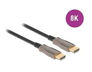 DeLock Aktivní optický kabel HDMI černá / 25 m / AOC