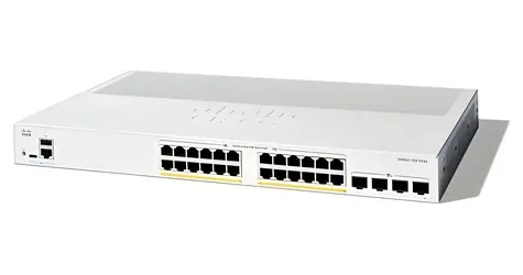 Cisco Catalyst 1300-24P-4X / Switch / 24x RJ-45 10/100/1000 PoE+ / 4x 10G SFP+ / L3 / řízený