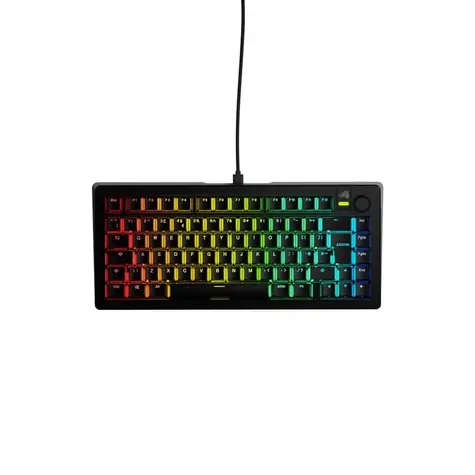 Glorious GMMK 3 75% - Fox (ISO UK) černá / Herní 75% TKL / USB-C / ISO (UK) layout / Fox / RGB / 1.4m