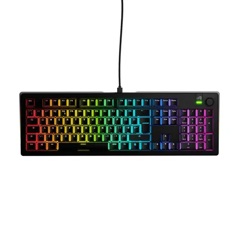Glorious GMMK 3 100% - Fox (ISO UK) černá / Herní klávesnice / USB-C / ISO (UK) layout / Fox / RGB / 1.4m