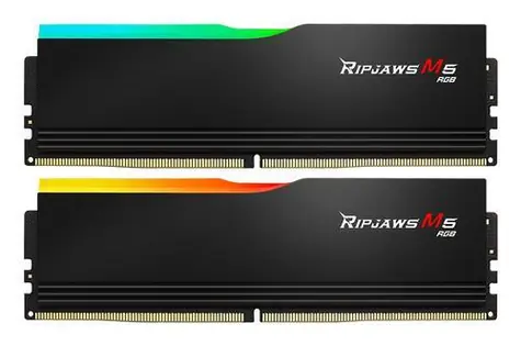 G.Skill Ripjaws M5 RGB 32GB (2x16GB) 6000MHz / DDR5 / CL30 / DIMM / 1.35V / Non-ECC / Unbuffered / XMP 3.0