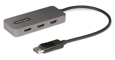 StarTech MST Hub DP 1.4 na 3× HDMI / 3portový hub / 4K 60Hz / kabel 30 cm