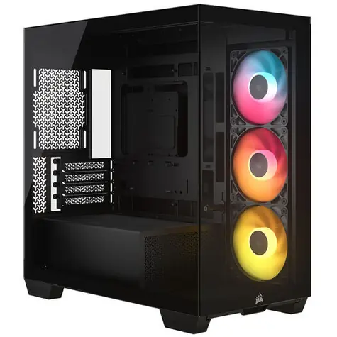 Corsair 2800X RS-R ARGB černá / Micro ATX / 3x 120 mm / ARGB / Tvrzené sklo