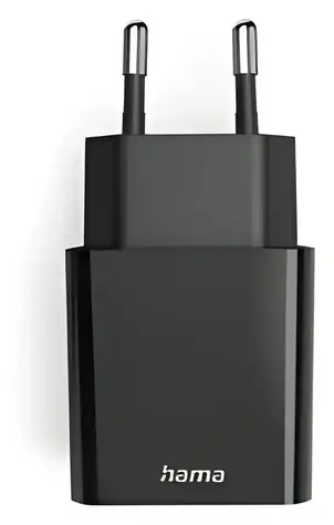 Hama USB-C PD 20 W černá / Nabíječka / 1x USB-C / 20 W / 100–240 V