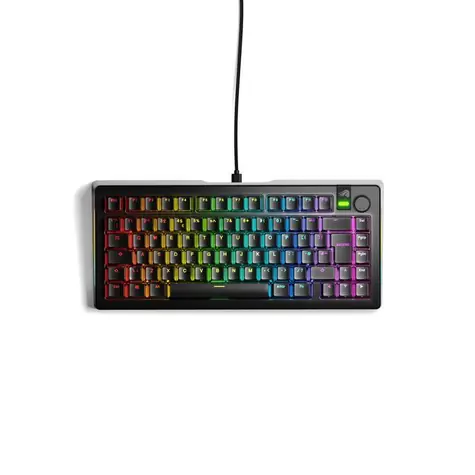 Glorious GMMK Pro bílá / herní klávesnice / mechanická / 75% / ISO UK Layout