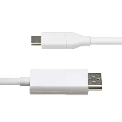 StarTech kabel USB-C na DisplayPort bílá / Kabel / 4K UHD / DisplayPort 1.2 / 1,9 m