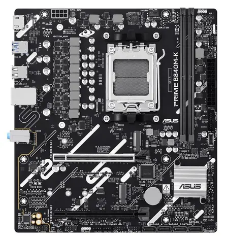 ASUS PRIME B840M-K / B840 / AM5 / 2x DDR5 / PCIe x16 / 1x 2.5GLAN / mATX