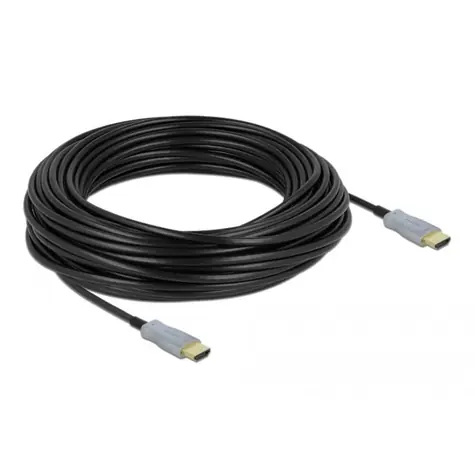 DeLock Aktivní optický kabel HDMI 25 m černá / Kabel HDMI / 4K