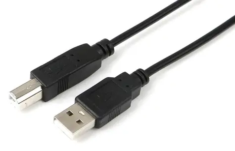 MicroConnect USB 2.0 A-B 0,3 m černá / USB kabel / USB-A / USB-B / 480 Mbit/s