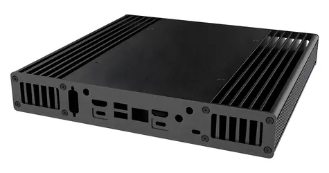 Akasa Plato RC UCFF černá / Mini ITX / hliník / VESA / OEM / bez ventilátoru