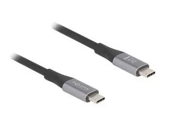 Delock USB-C (M) - USB-C (M) 2m / USB kabel / Thunderbolt 3 / USB 3.2 / 8K60Hz / napájení