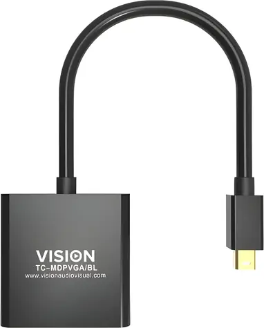 Vision Professional černá / Adaptér / Mini DisplayPort - VGA / M-M