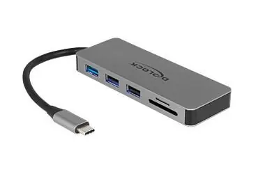 DeLock Dokovací stanice USB Type-C pro mobilní zařízení / Dokovací stanice / HDMI
