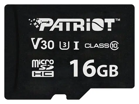 Patriot VX V30 U3 / Paměťová karta microSDHC / 16GB / UHS-I U3 / V30 / Class 10 / 90 MB/s